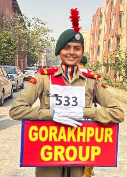Gorakhpur News - गणतंत्र दिवस परेड के लिए सेंट एंड्रयूज कॉलेज की NCC कैडेट वंशिका चयनित