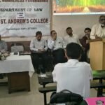 Gorakhpur News – सेण्ट ऐण्ड्रयूज कॉलेज के विधि विभाग में संविधान के 22 भागों पर आधारित चित्रों पर विशेष व्याख्यान का हुआ आयोजन
